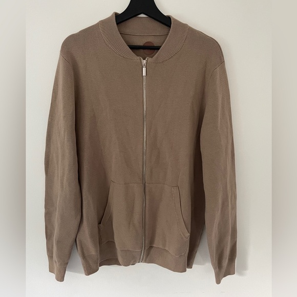 Common People 100% Cotton Full Zip Sweater Jacket Size L - Picture 1 of 4